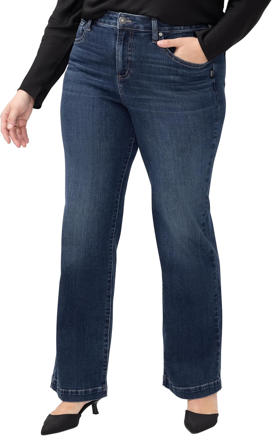 Silver Jeans Co. Womens Plus Avery Trouser