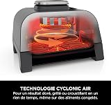 Ninja 6-in-1 MAX Indoor Grill & Airfryer, 6 kookfuncties, maak tot wel 6 burgers, inhoud van 3,8 l, Low Smoke (weinig rook), inclusief digitale vleesthermometer, grijs/zilver, DG551EU - 8