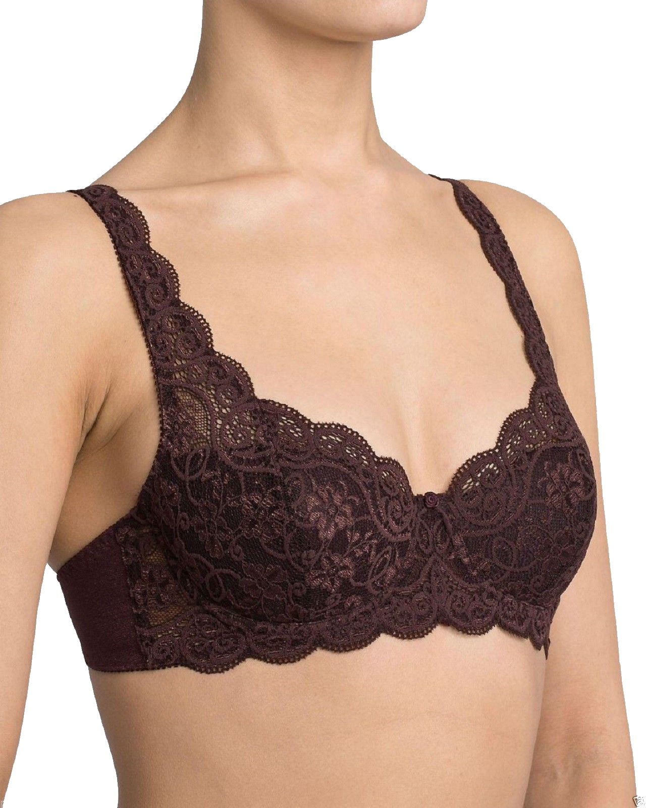 Triumph Womens Amourette 300 Padded Balconette Bra size 32C in Browns