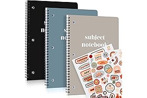 ZICOTO Aesthetic School Notebook - Student's Perfect Organizational Tool