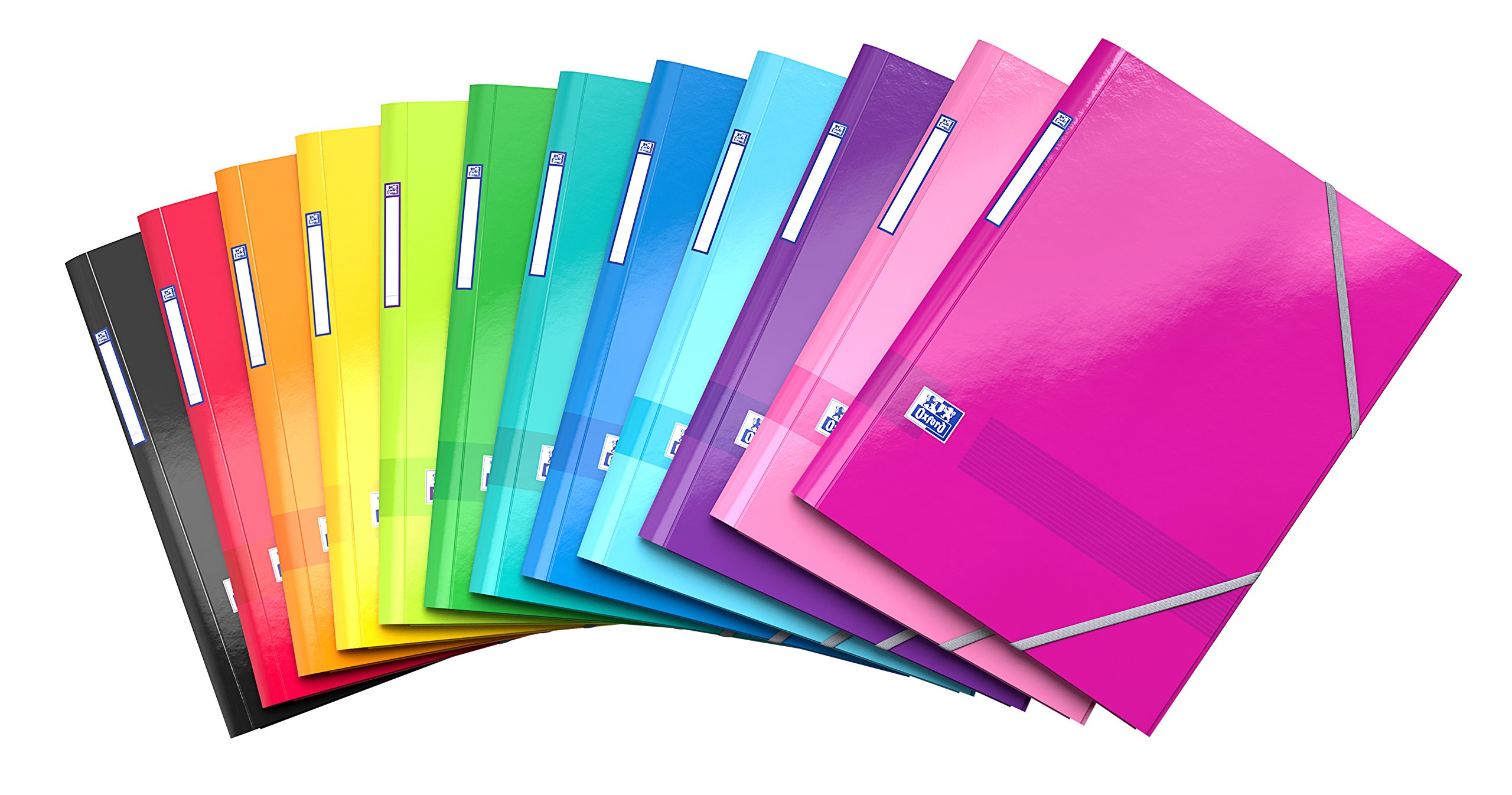 Elba Life Lotto di 24 cartelline con ELASTICO A4 Colori assortiti