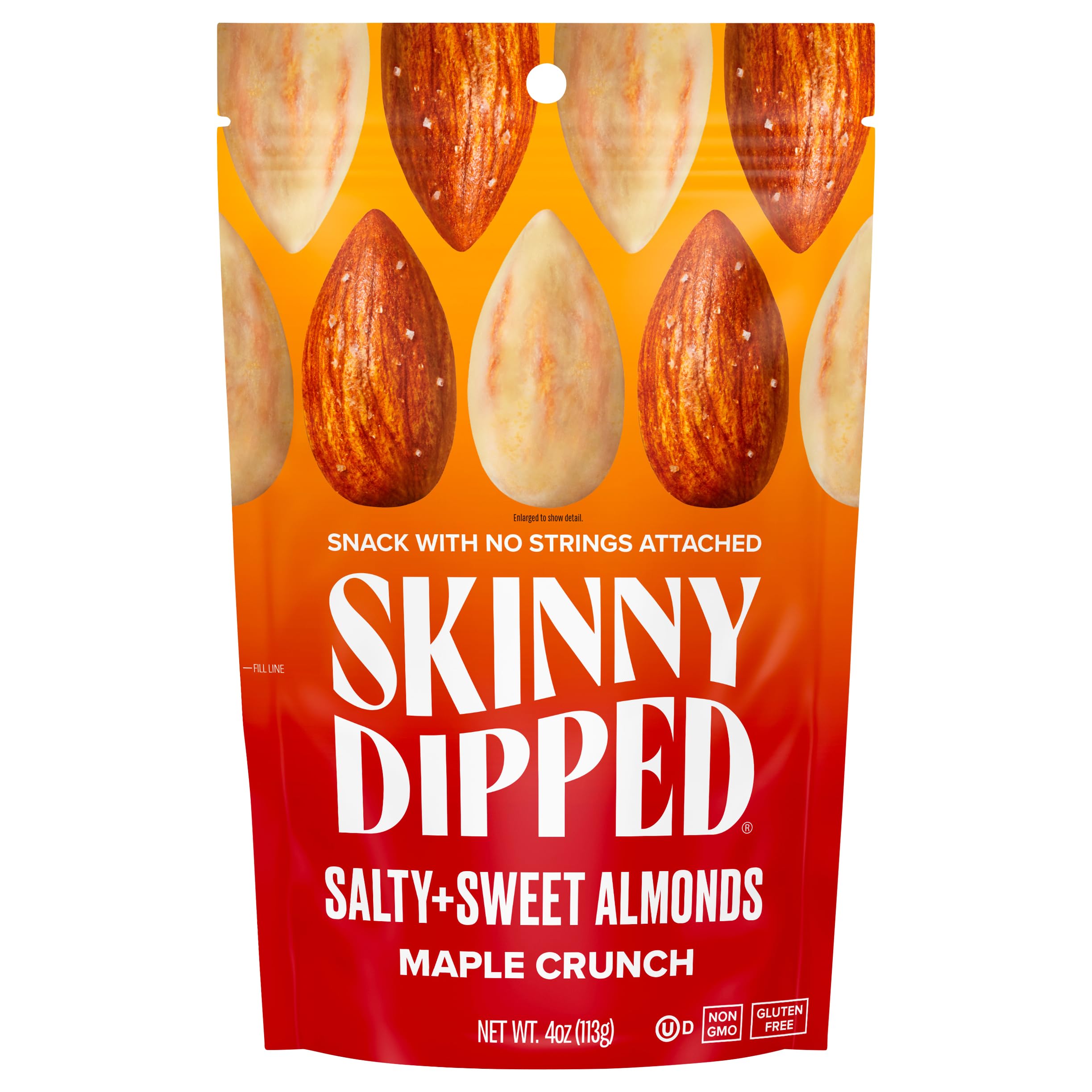 Skinny Dipped Almonds, Maple Crunch Almonds, 4 Ounce