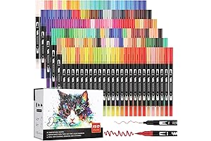 hhhhouu 150 Colors Dual Brush Pen Markers Art Markers