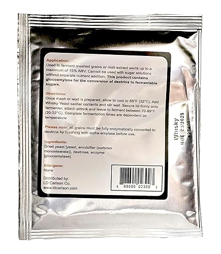 Miniatura 2 de FermFast Levadura De Whisky Con Enzima 1.06 oz Paquete