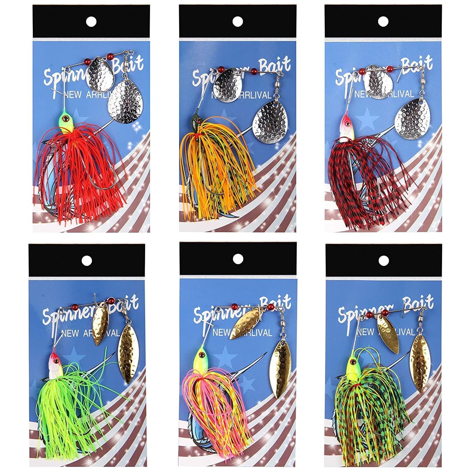 esche da pesca per spigola, maschere da nuoto, maschere da calcio, in silicone, esche artificiali, 0,95 ml, 6pcs