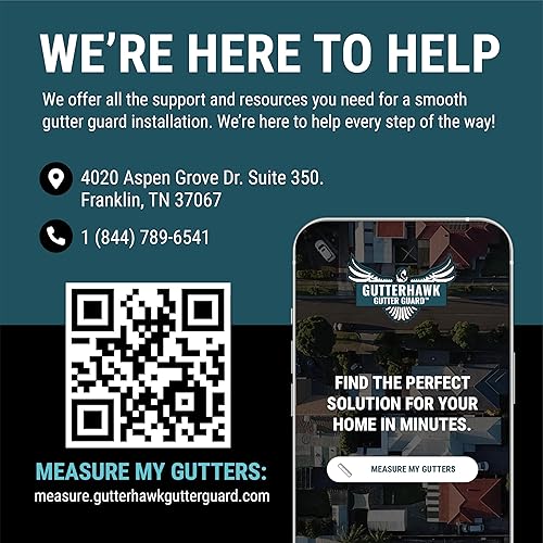 Miniatura 7 de GUTTERHAWK Protector de Canalones Totalmente de Aluminio Color Blanco Paquete de Muestra  5 pulg. y 6 pulg. (6 pulg. de Largo) Apto para Bricolaje y