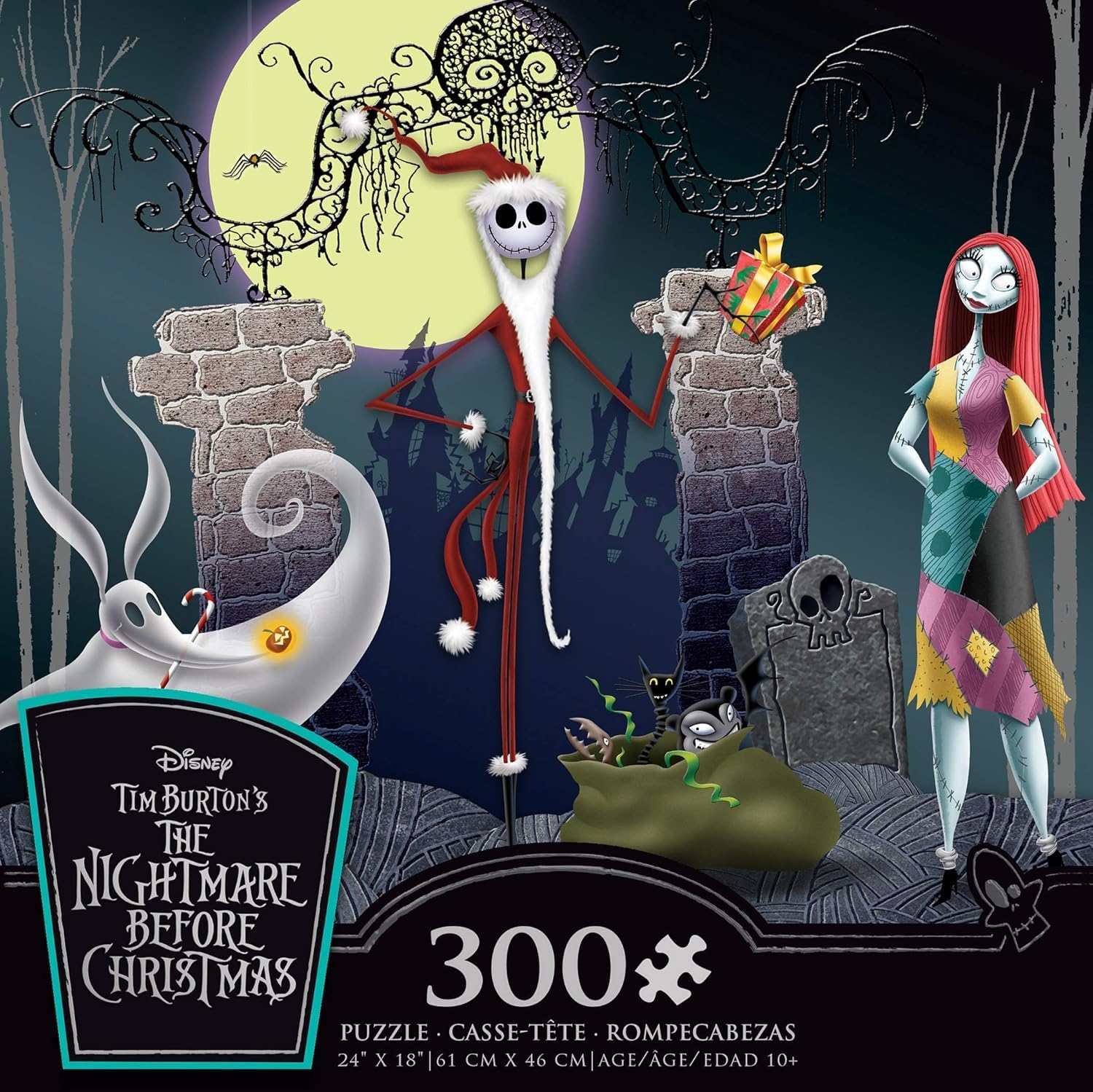 Ceaco - Disney - Tim Burton's The Nightmare Before Christmas - Santa Jack - Jigsaw Puzzle - 300 Pieces
