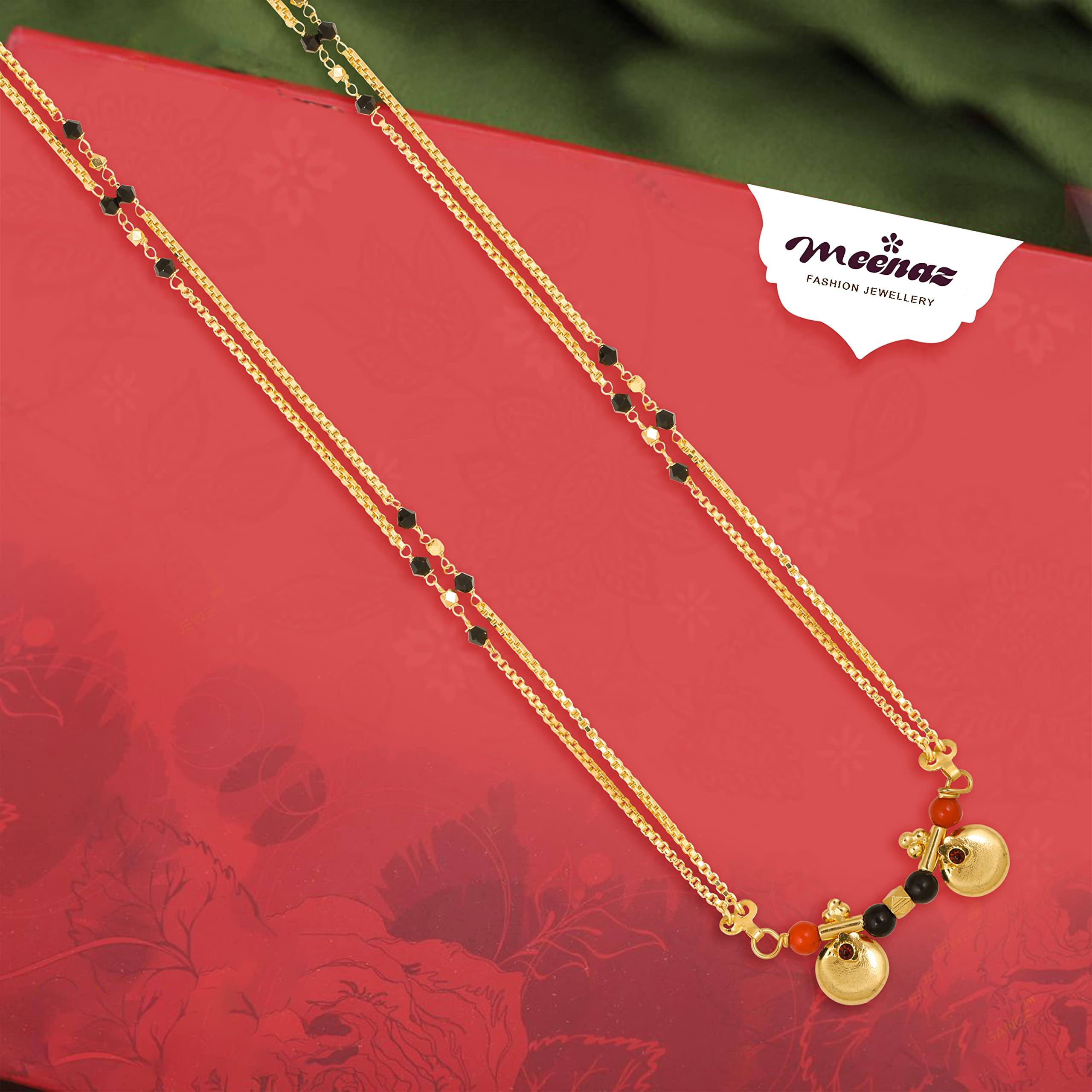 Temple South Indian Traditional 1 Gram Mangalsutra Vati Wati