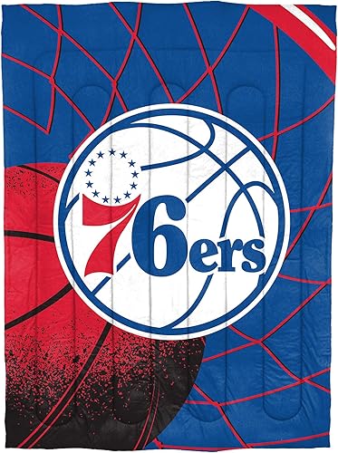 Miniatura 103 de NORTHWEST Atlanta Hawks - Juego de edredón con licencia oficial de la NBA, tamaño matrimonial/queen e individual/individual XL, ropa de cama suave