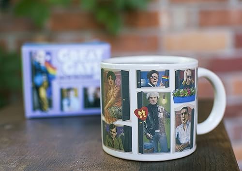 Miniatura 8 de Taza que cambia de calor Great Gays – Añade café y famosos gays de la historia salen del armario