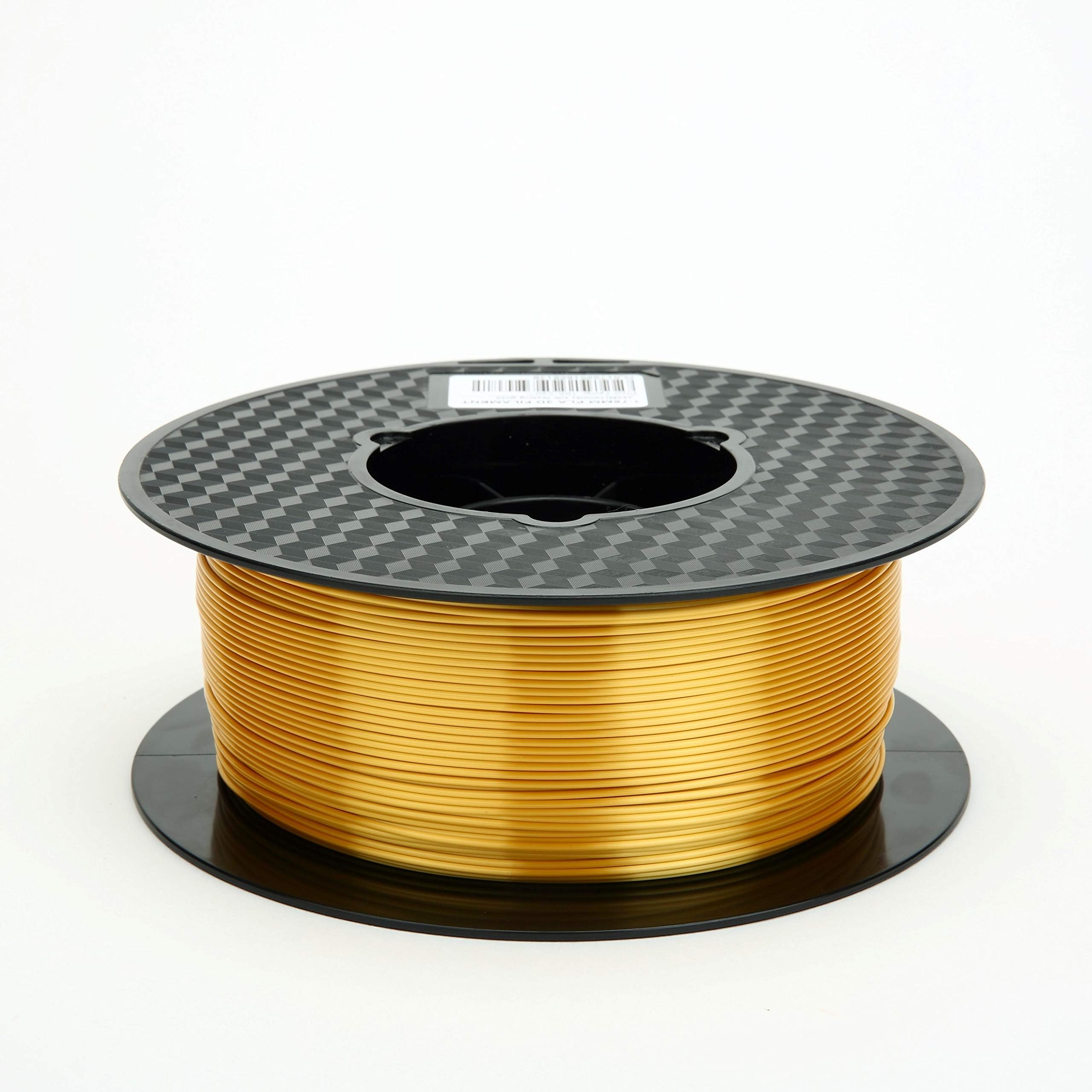Silk Gold 3D Printer Filament PLA 1.75 mm 1 KG (2.2 LBS) Silky Shiny PLA Metal Gold Like CC3D ZHUOPU