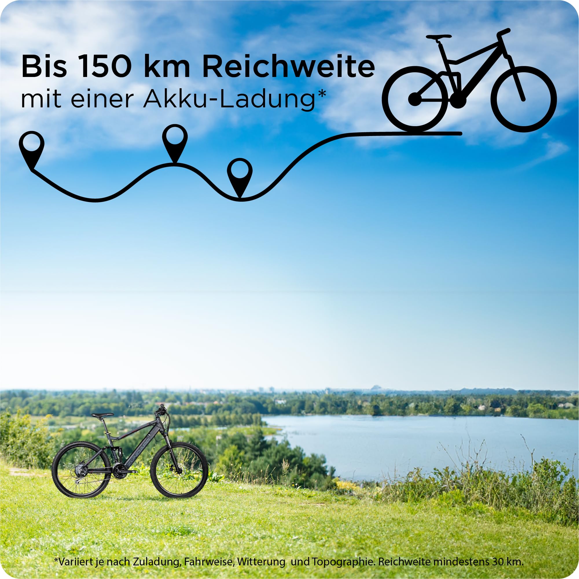 ZÜNDAPP XFS Ebike 27,5 Zoll Fully MTB Fahrrad für Damen und Herren 170-190 cm Elektrofahrrad Hinterradmotor 27 Gang Scheibenbremse E Bike 504 Wh Akku