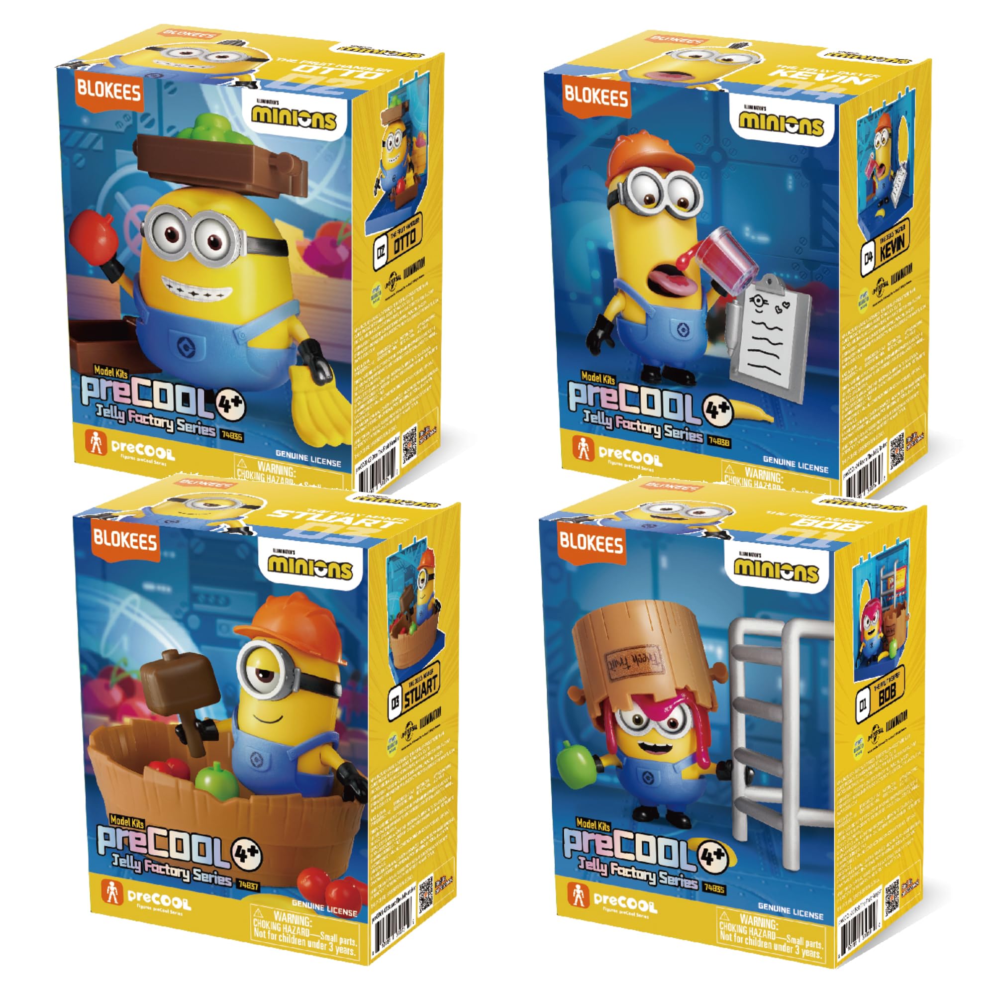 Amazon.com: BLOKEES | preCOOL- Minions-Series 1| Jelly Factory
