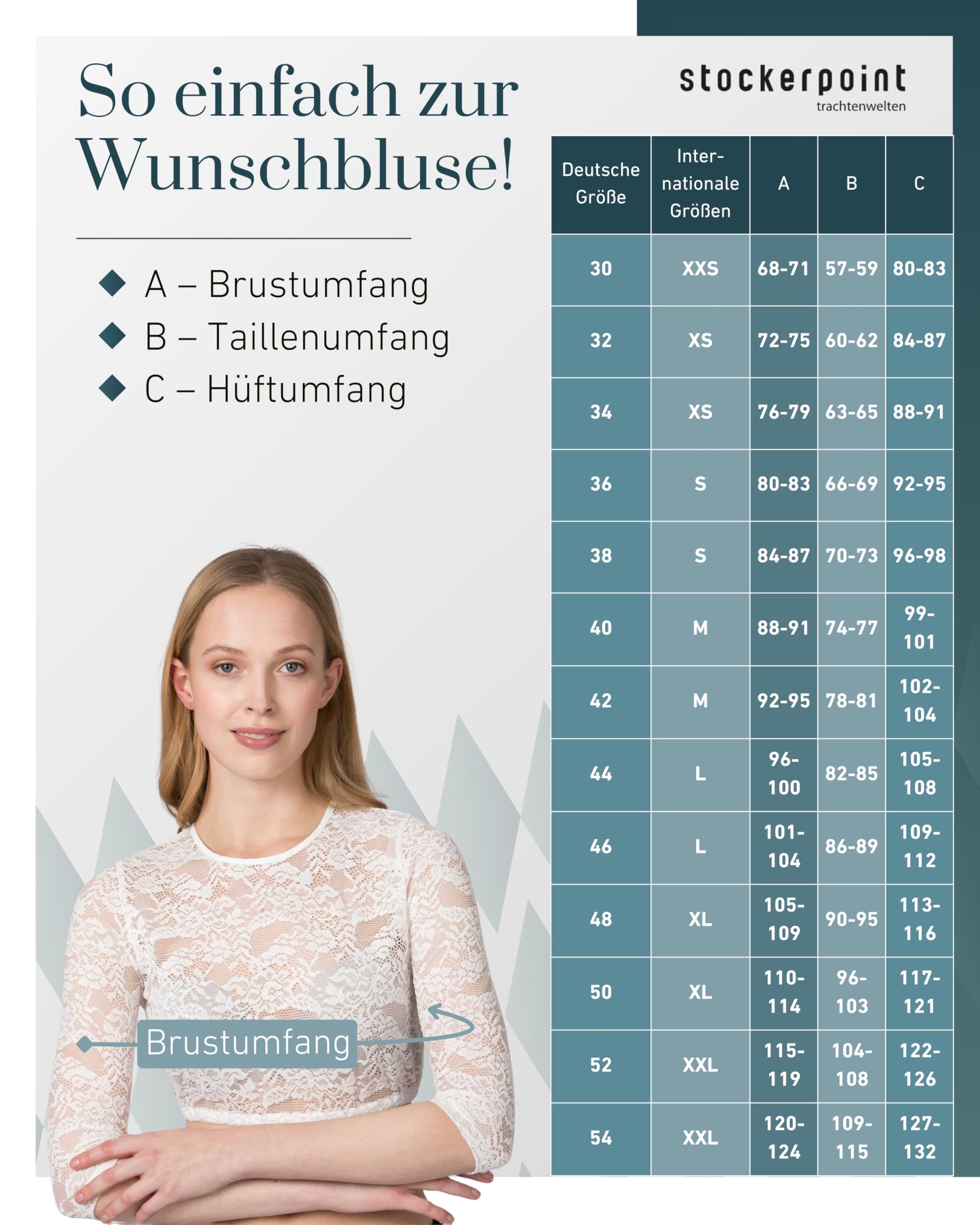 Stockerpoint Dirndlbluse Akasha