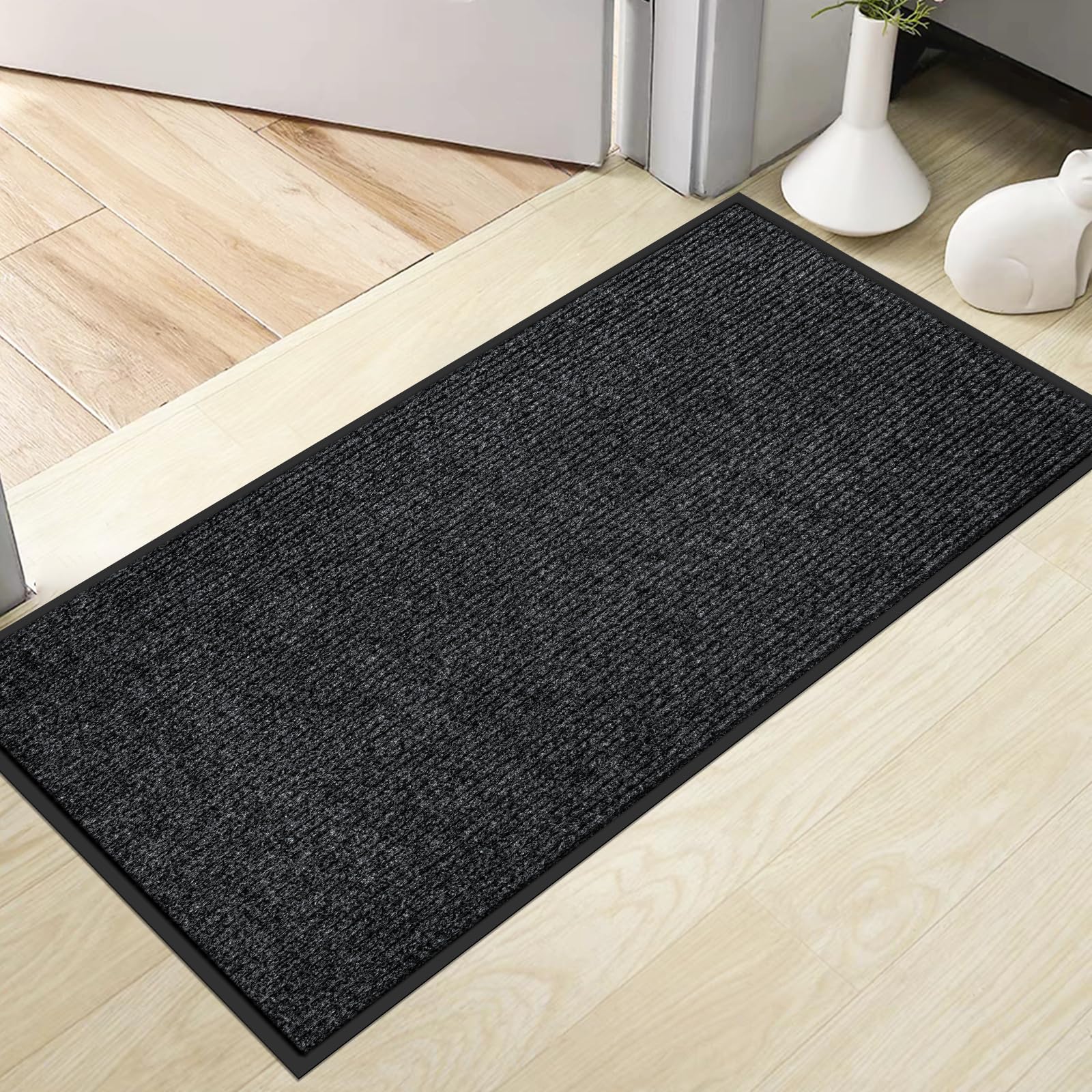 Vicwe Indoor Outdoor Door Mat 3x5 Heavy Duty Front Door Mat Non-Slip Washable Doormats Entrance Mats Dirt Resistant