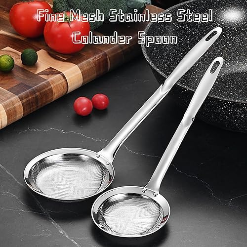 Miniatura 2 de Colador de acero inoxidable de malla fina, acero inoxidable 304, pequeño