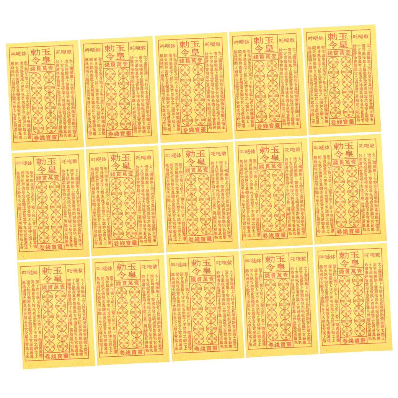 Papier jaune funéraire HOMSFOU pour le rituel du Tomb-Sweeping Day