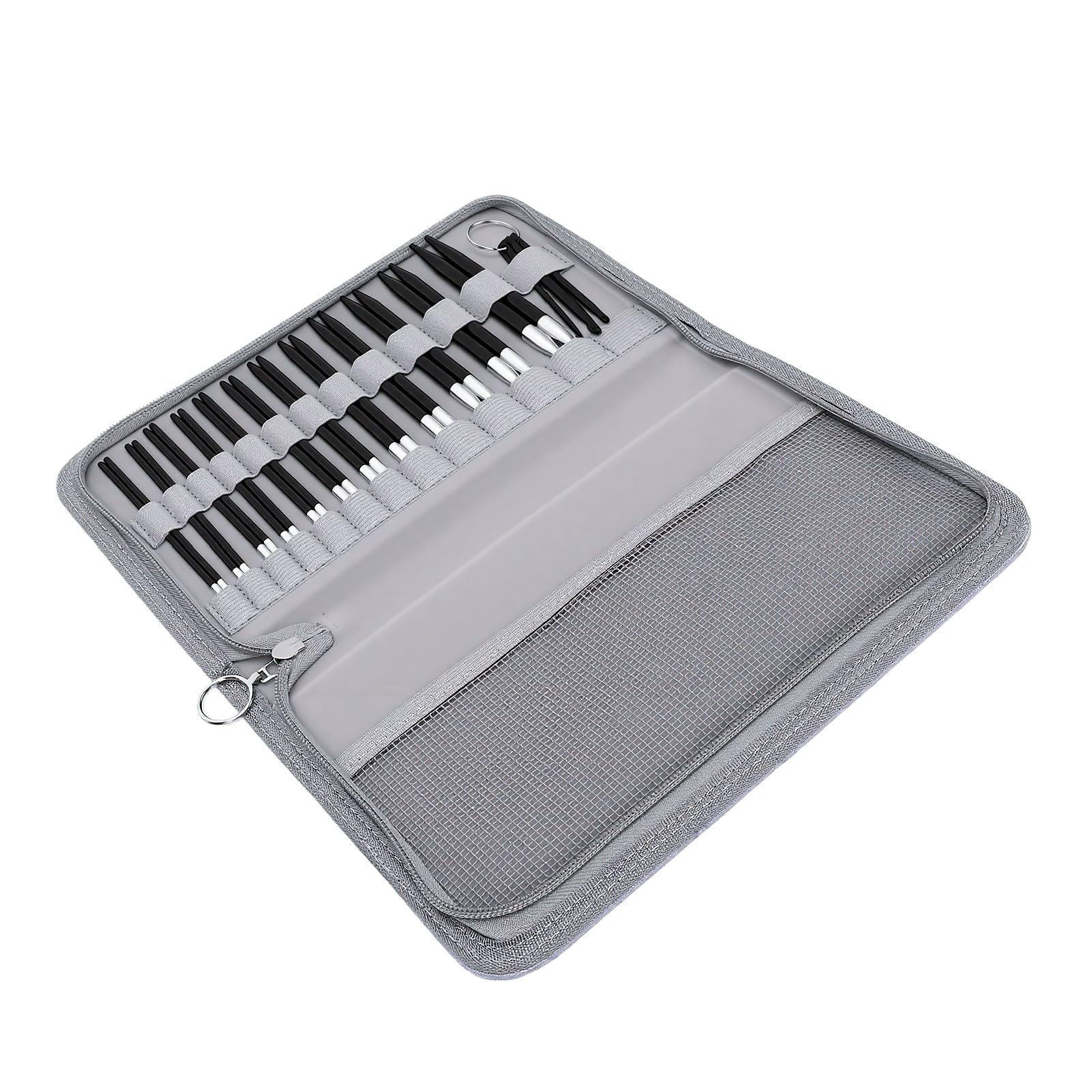 Yechiry Set de Agujas Circulares de Tejer, 12 Pares 3-8MM