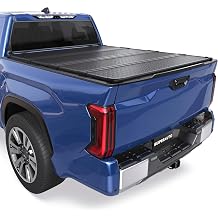 KUIPERAUTO Hard Quad Truck Bed Tonneau Cover Compatible for 2014-2025 Toyota Tundra Fleetside 5.5 FT 66.7 inch On Top Aluminum Bed