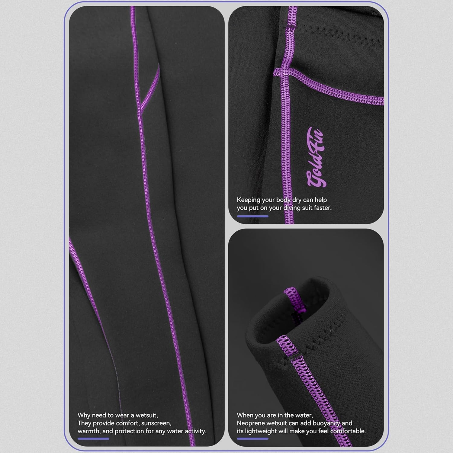 GoldFin Wetsuit Pants Women, 2mm Wetsuits Neoprene Pants Keep Warm for Water Aerobics Swimming Surfing Diving Kayaking - Image 5