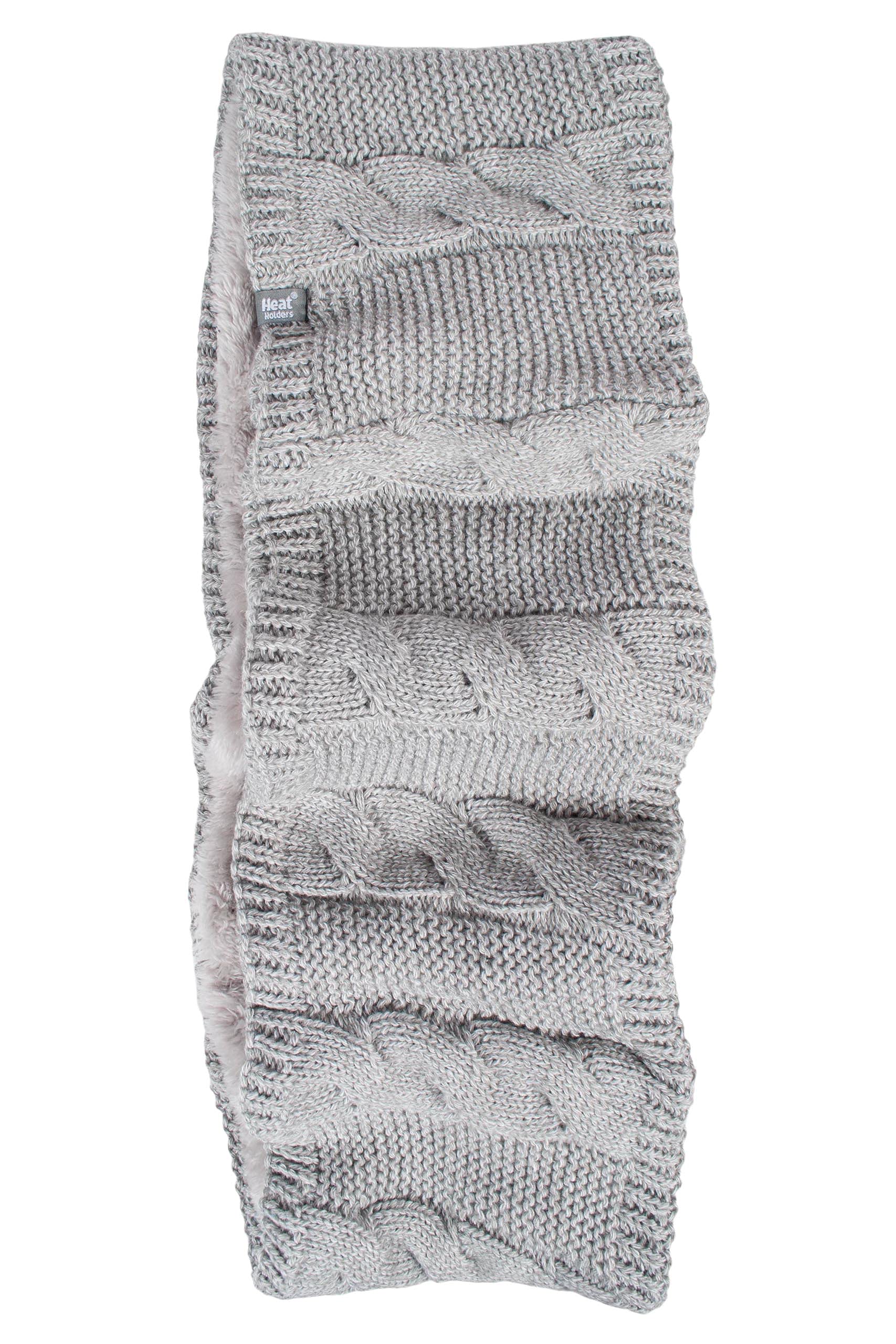 HEAT HOLDERS SOCKSHOP Ladies Kalma Infinity Scarf Pack of 1 Light Grey One Size