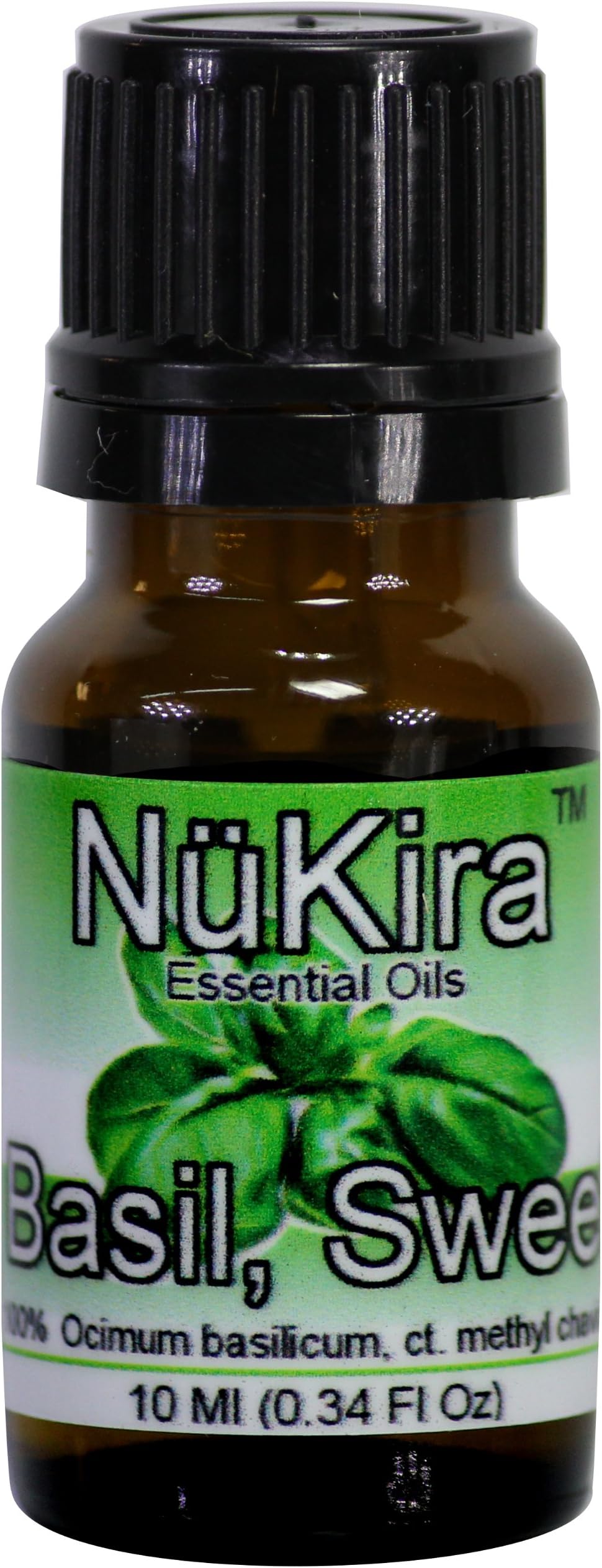 NuKira Basil Sweet Pure Essential Oil, 0.34 Ounce