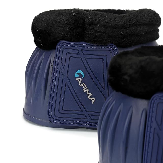 Foto 3 de 5 de Shires ARMA - Bota acampanada con ribete de forro polar (azul marino, talla X-Full)