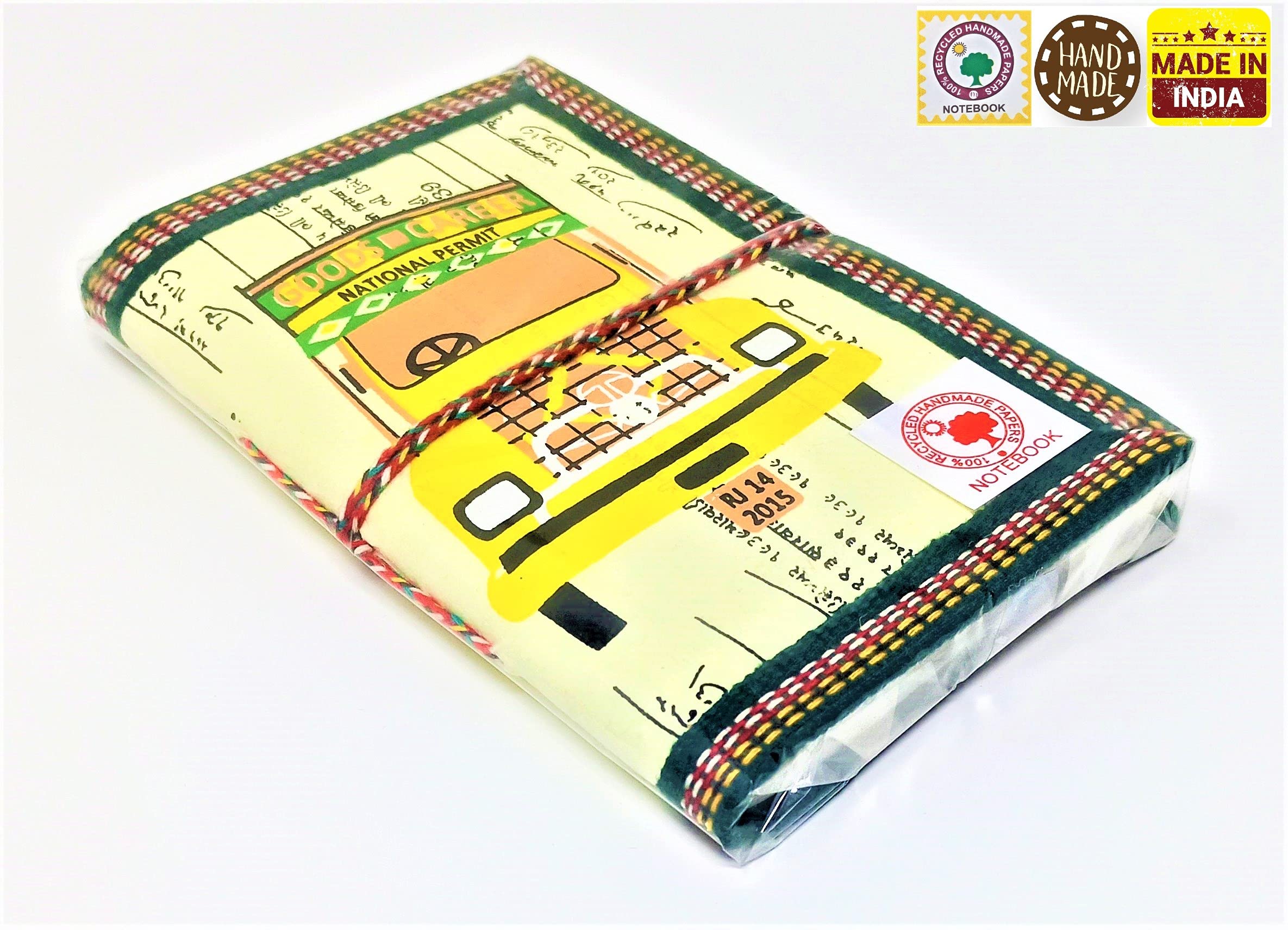 A&A Kreative Box - Culture of India-Hand Made Theme Diary for Kids-The Indian Truck