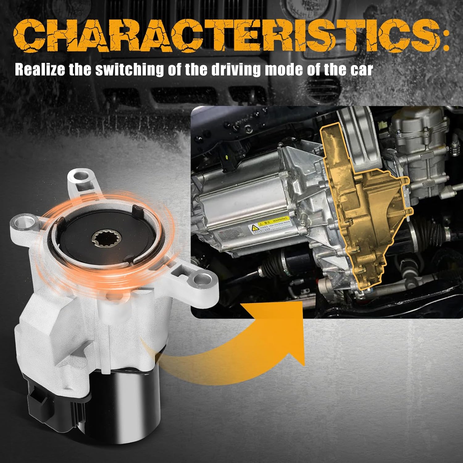 Transfer Case Motor Fit for Jeep Liberty 2008-2012 V6 3.7L # 600-937;68023514AA