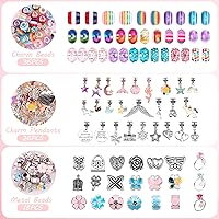 Vista 10 de UFU Kit de fabricación de pulseras con dijes para niñas, kit de fabricación de joyas, unicornios, manualidades, juego de regalos para adolescentes
