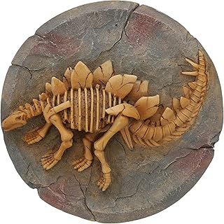 VOSAREA 1pc Dinosaur Fossil Model Dinosaur Fossil Wall Decor Skeleton Statue Teaching Model Simulated Skeleton Hanging Crafts for Kids Skull Toys Child Resin Specimen Household