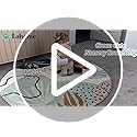 Lahome Boho Washable Kitchen Rug - 2x3 Small Non-Slip Entry Rugs for Inside House Soft Throw Area Rugs for Bedroom Botanical Print Floor Doormat Carpet for Bathroom Entryway Laundry Room Kids Room