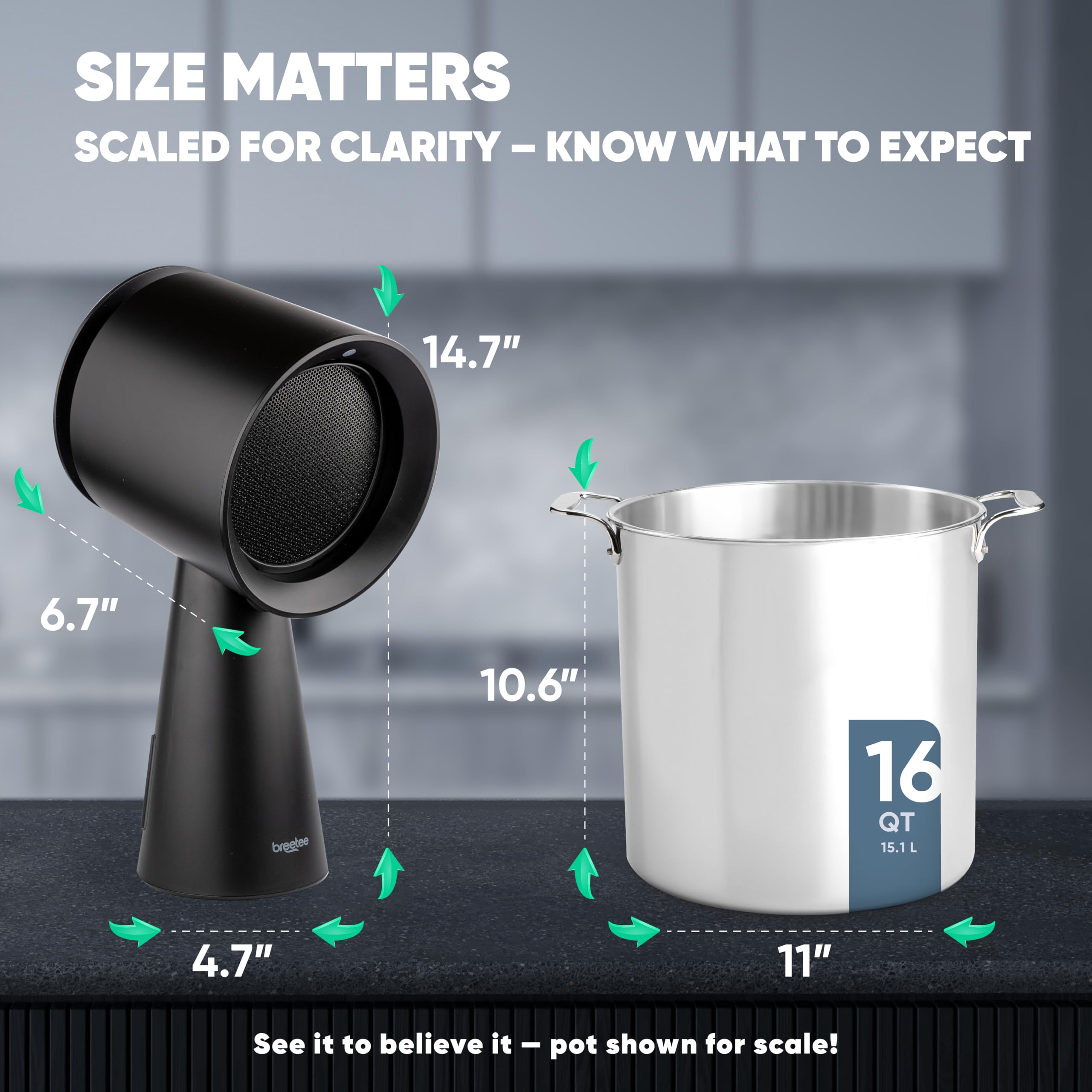 Campana extractora portátil para cocina, potente campana de succión de 3 velocidades con doble filtro, ventilador de escape de cocina con filtros de carbono para caravanas, cocina de olla 2