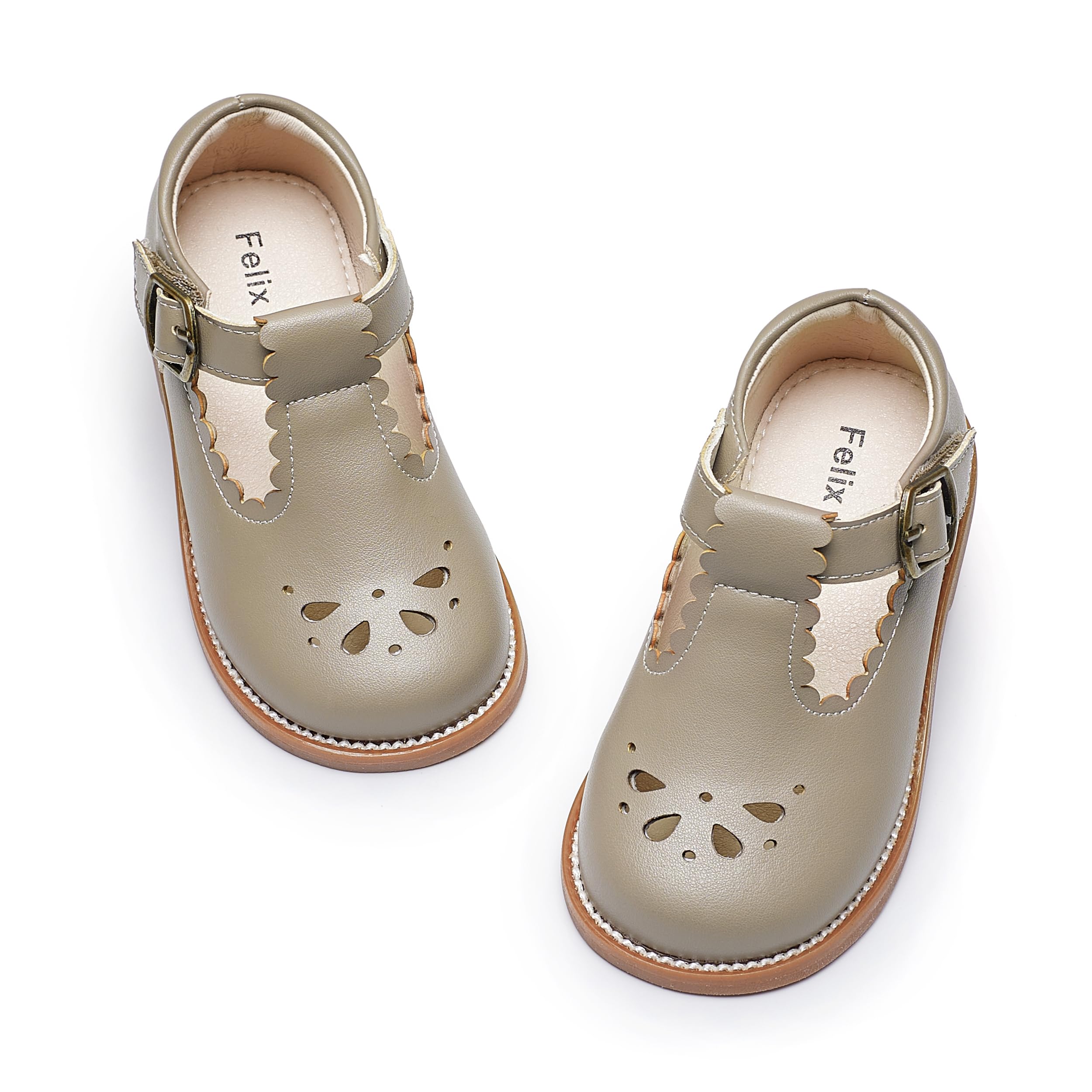 Felix & Flora Toddler Little Girl Mary Jane Dress Shoes - Ballet Flats for Girl Party School Shoes — view 24