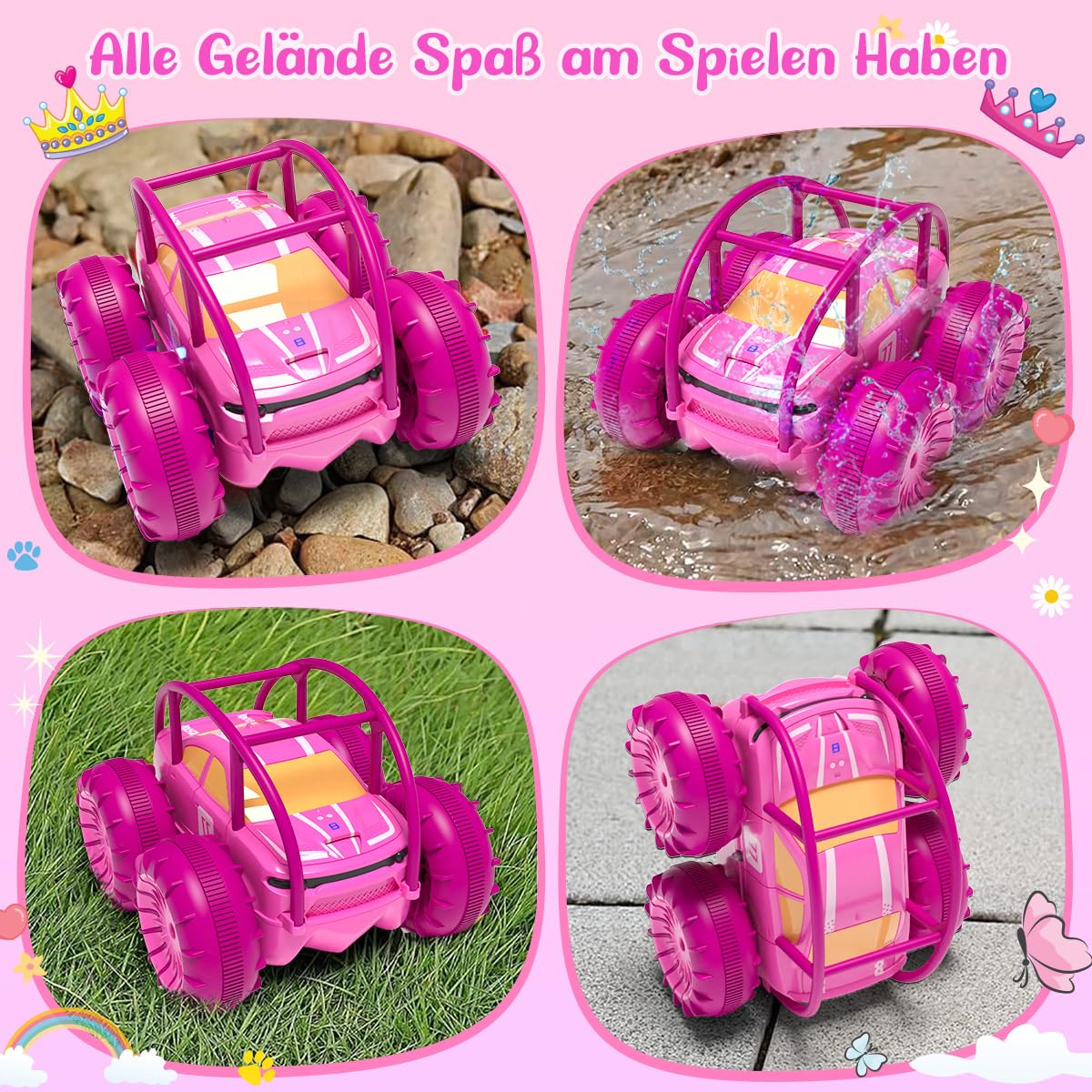 MaxTronic Coche teledirigido, Carga Directa RC Coches Niños