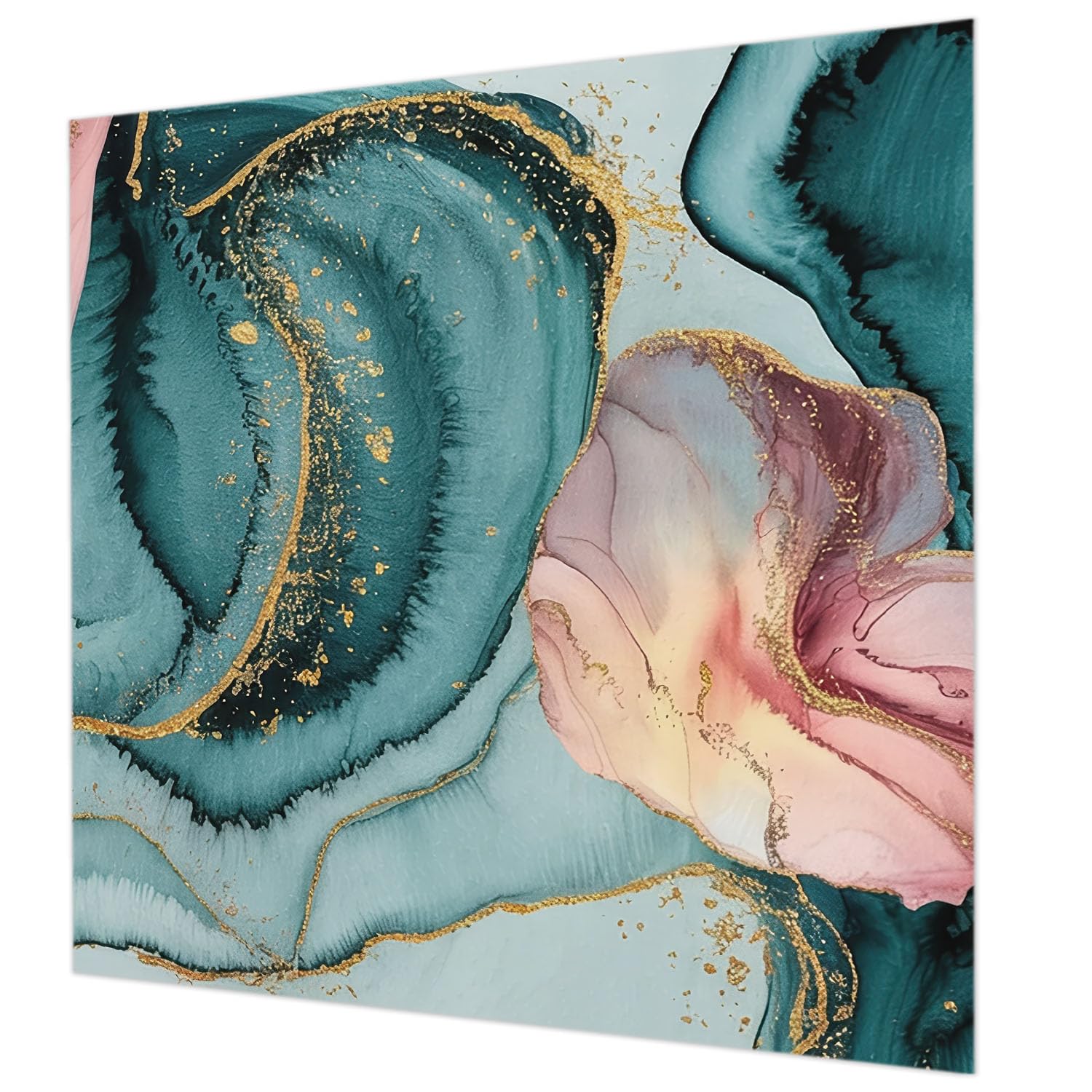 Tapisserie intissée chambre papier peint vagues artistiques Tulup 250x250