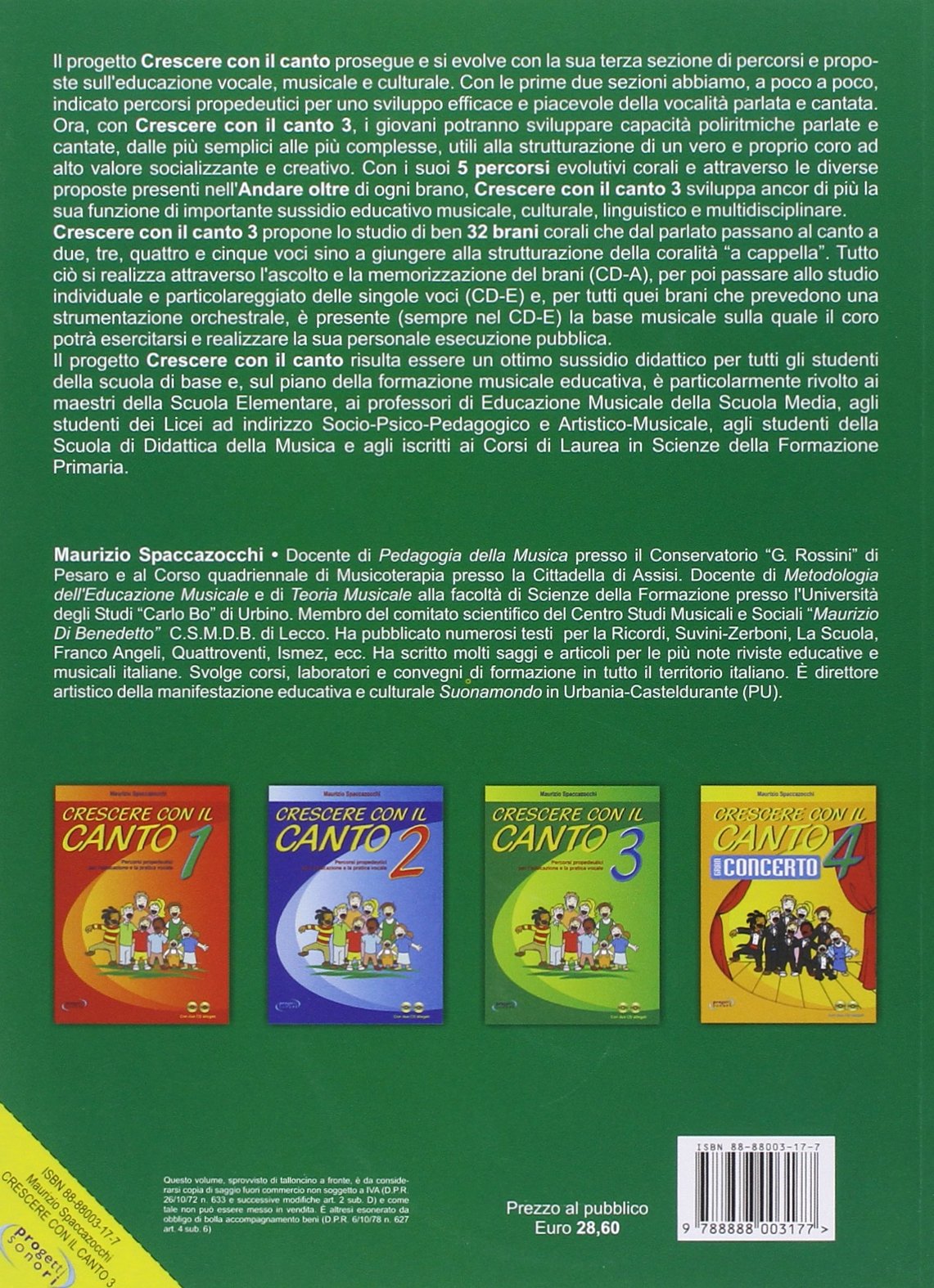 Crescere con il canto. Con 2 CD Audio (Vol. 3)