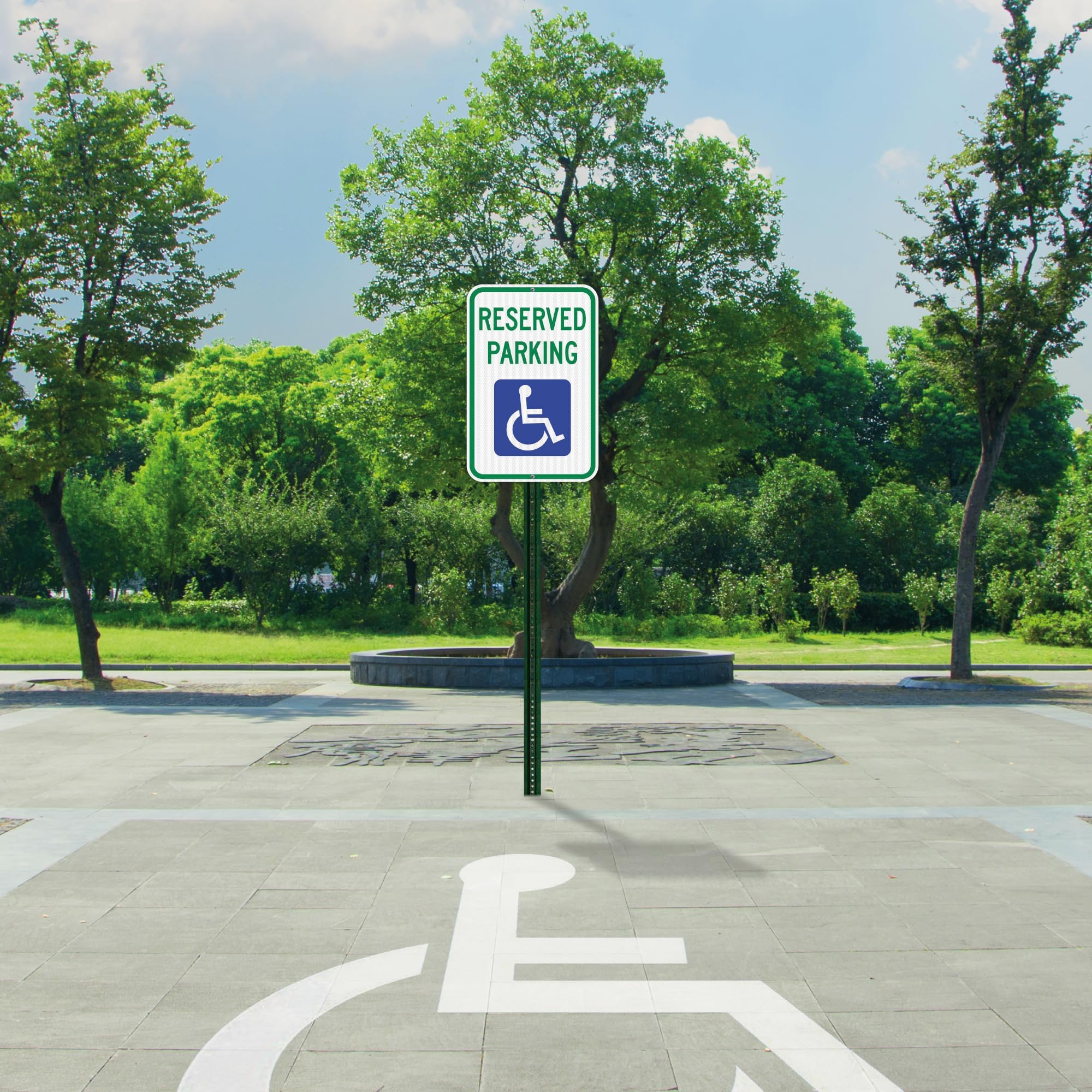 Señal de estacionamiento reservado