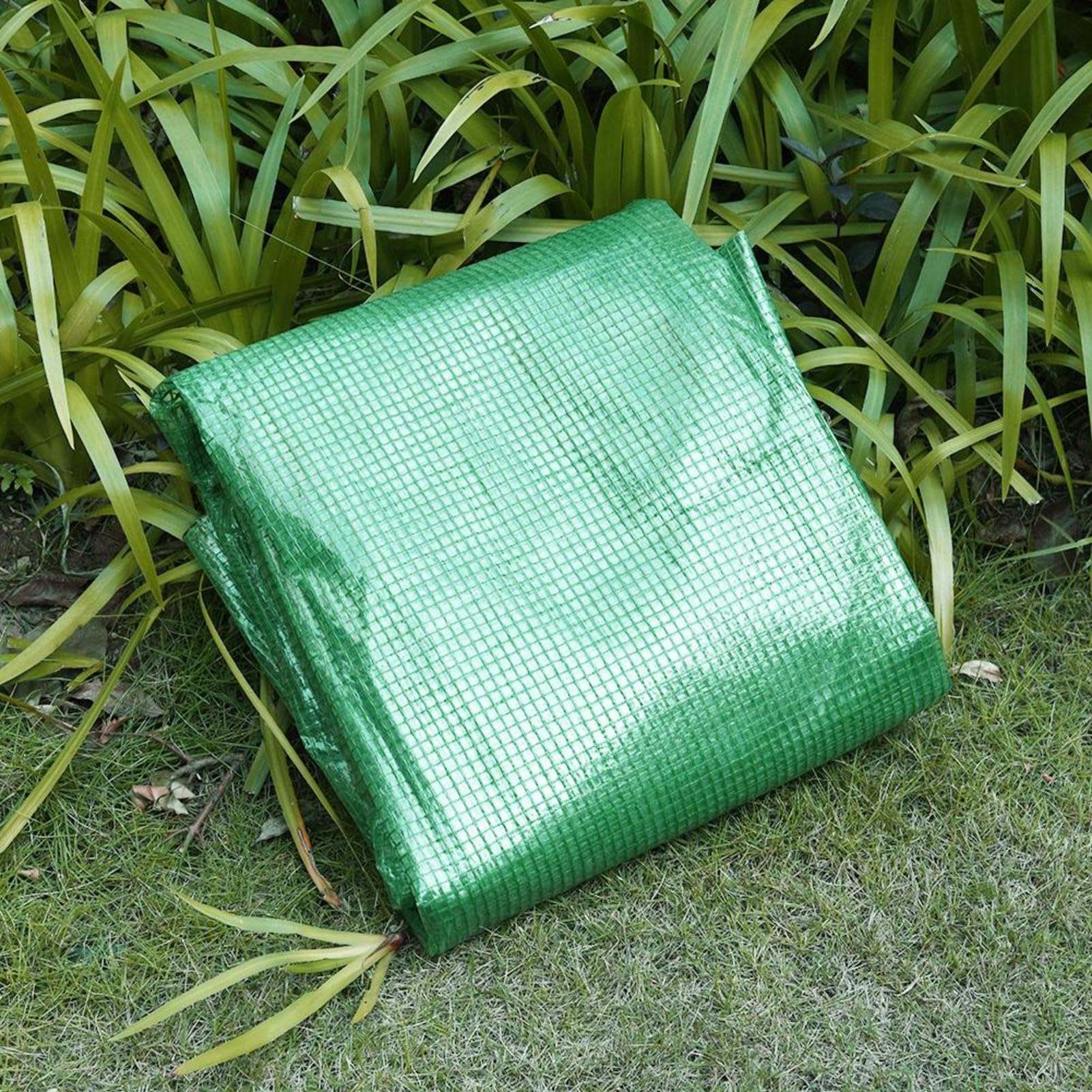 serra da giardino a 4 livelli, copertura portatile per serra da giardino | 4 ripiani, per coltivare le proprie piante, copertura di ricambio rinforzata (senza supporto in ferro)