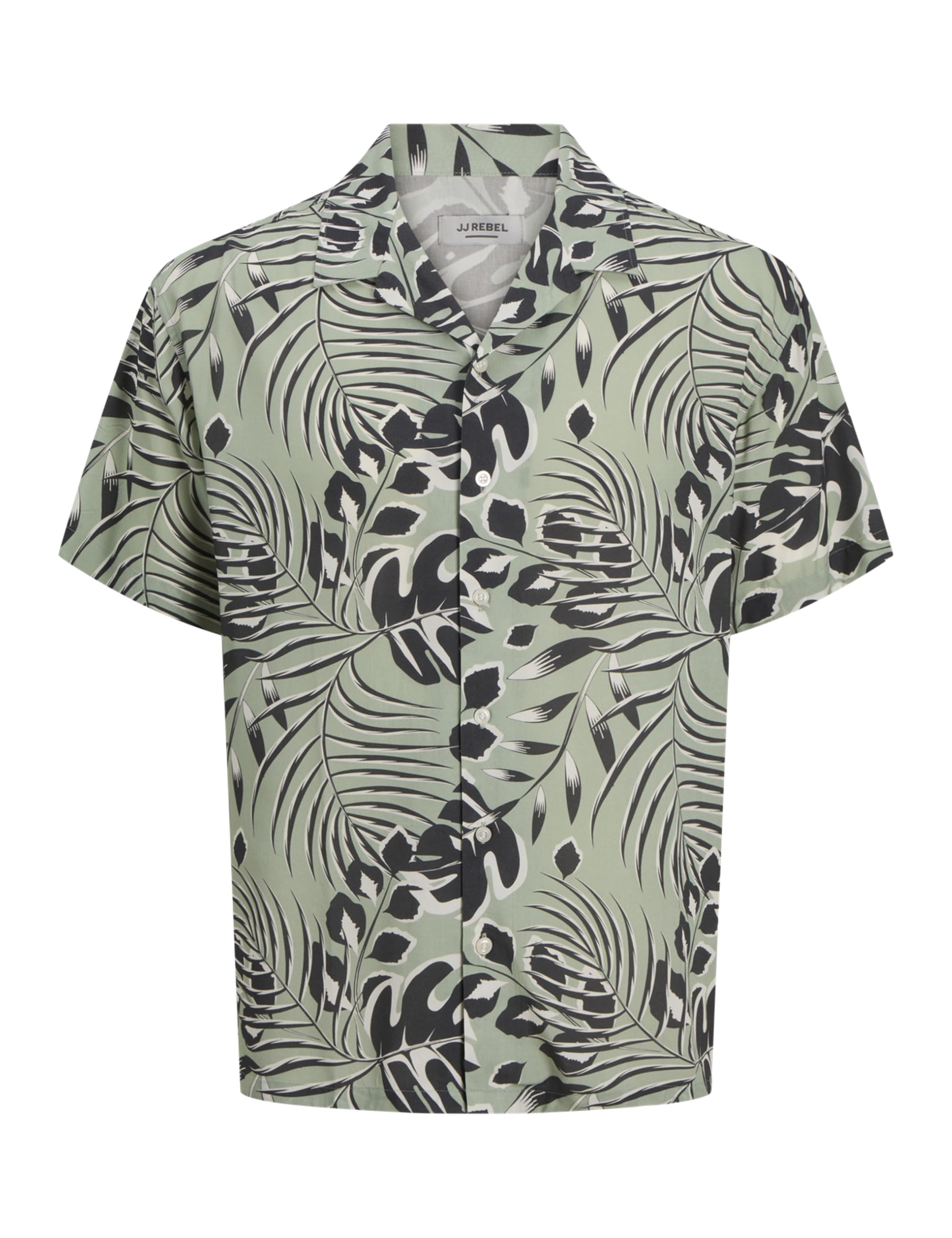 JJ REBEL Jrebbloom Resort Shirt Ss, Desert Sage, M