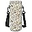RICHEN Neoprene Water Bottle Carrier Bag with Adjustable Shoulder Strap,Insulated Water Bottle Cover for 500ml/16oz Stainless Steel/Glass/Plastic Bottles Bottles (BC-53,500ML)