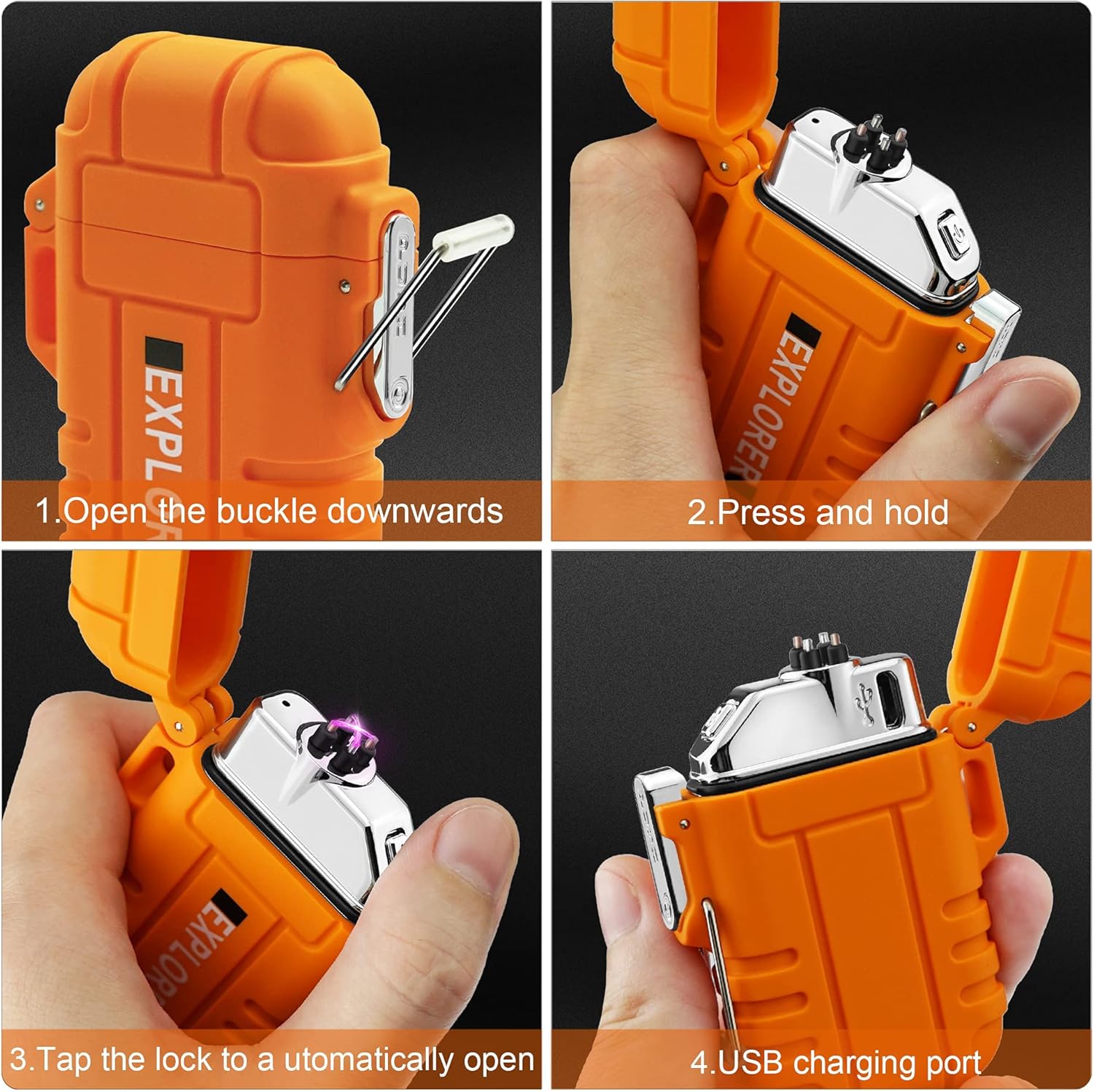 Lafagiet USB Feuerzeug: Das perfekte winddichte Gadget für Väter!