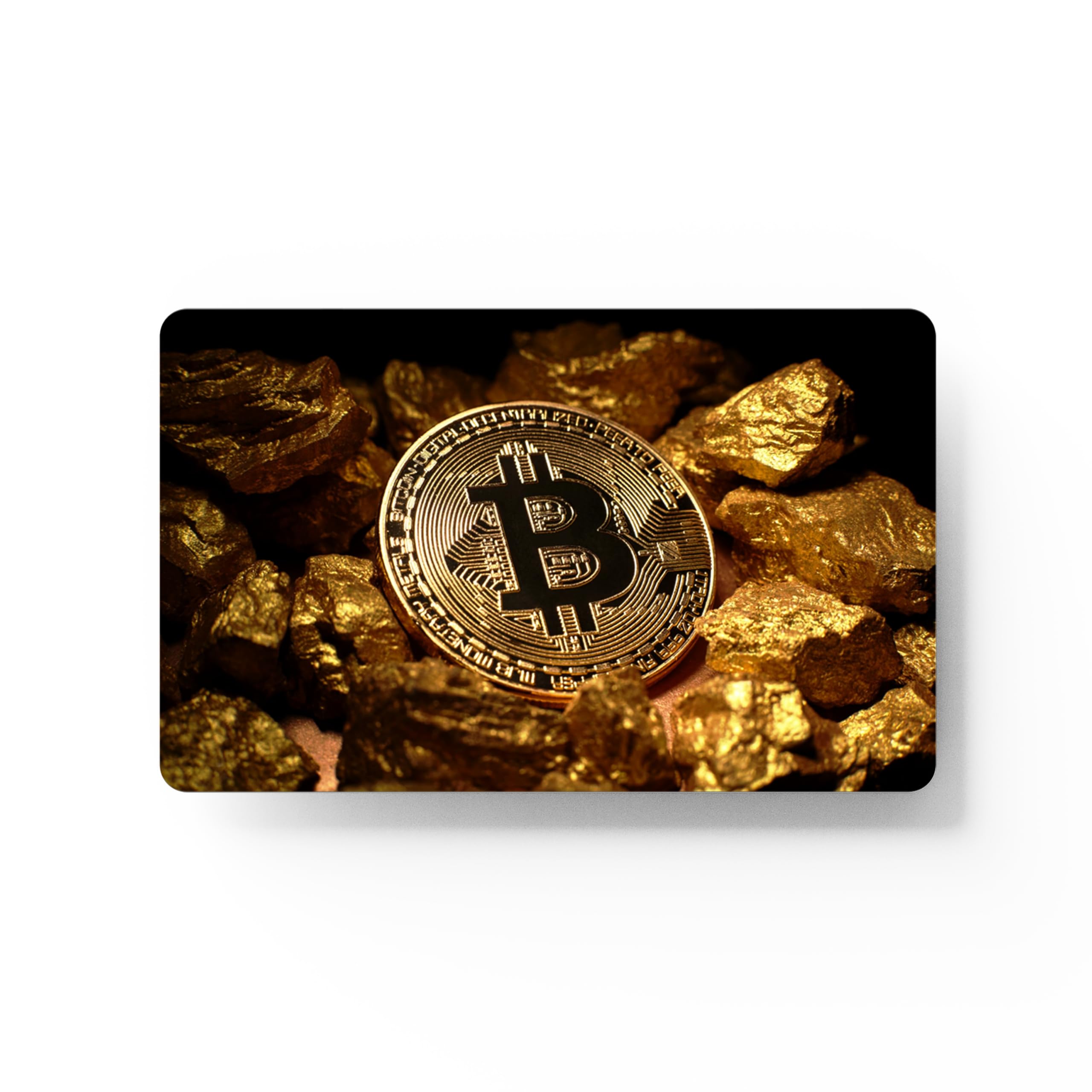 Amazon.co.jp: HK Studio Card Skin Sticker Bitcoin EBT、鍵、交通機関、デビット、クレジットカードスキン用  - 銀行カードのカバー&パーソナライズ - バブルなし、スーパースリム、防水、デジタルプリント : スポーツ＆アウトドア