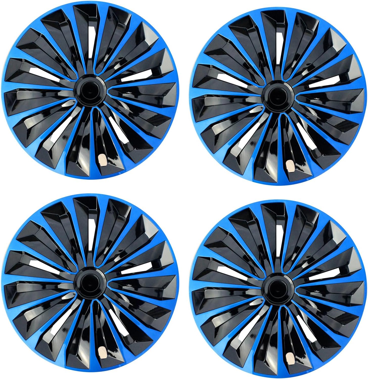 ホイールトリム ハブキャップ 4個パック 15インチ スナップホイールカバー プロテクター カーアクセサリー 自動車タイヤ交換用 外