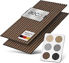 Akustikpaneele aus Holz 120x60cm 2 Stück