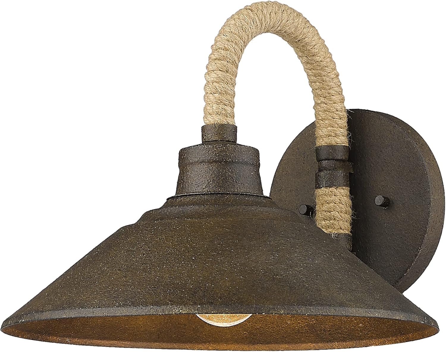 Golden Lighting 3318-1W DR Traditional, Dark Rust