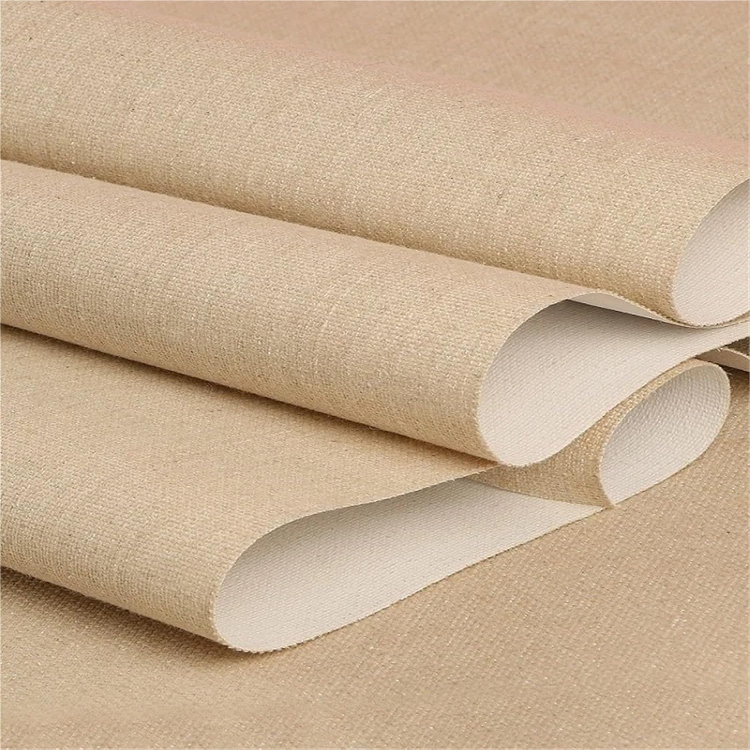 Rolled Canvas 5M Professional Art Supply Linen-Blend Canvas Roll for Oil & Acrylic Painting Creative Projects(57cmx5m)