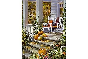 RICUVED Fall Diamond Art Kits - Diamond Painting Kits for Adults