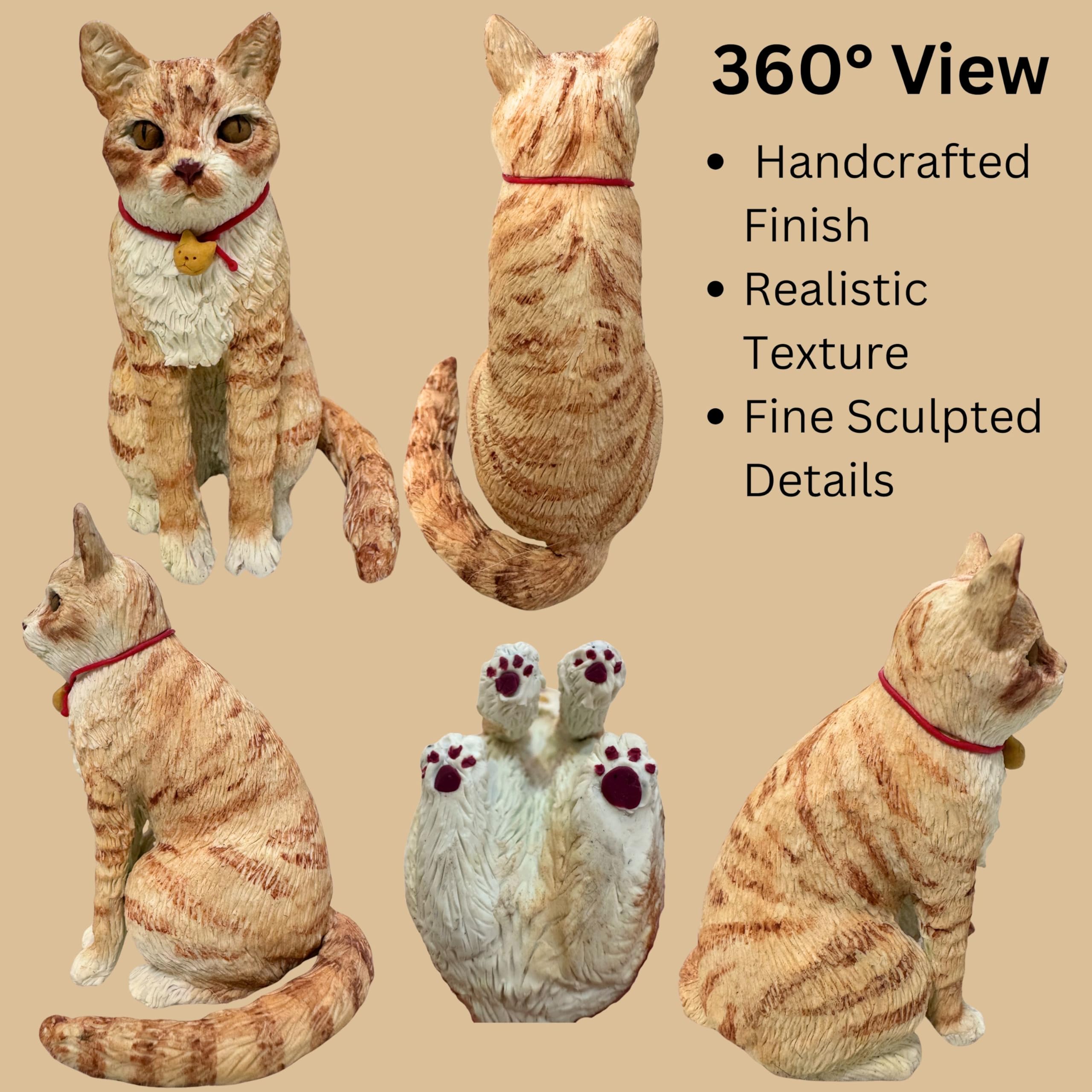 Novela Statuetta 3D Bobblehead personalizzata con urna cremazione in ceramica, scultura fatta a mano di cane/gatto da foto, nome e date personalizzati