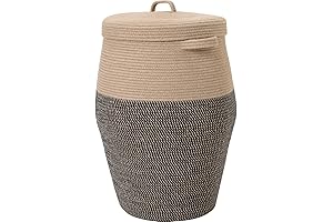 26"x20" Tall Extra Large Storage Basket with Lid